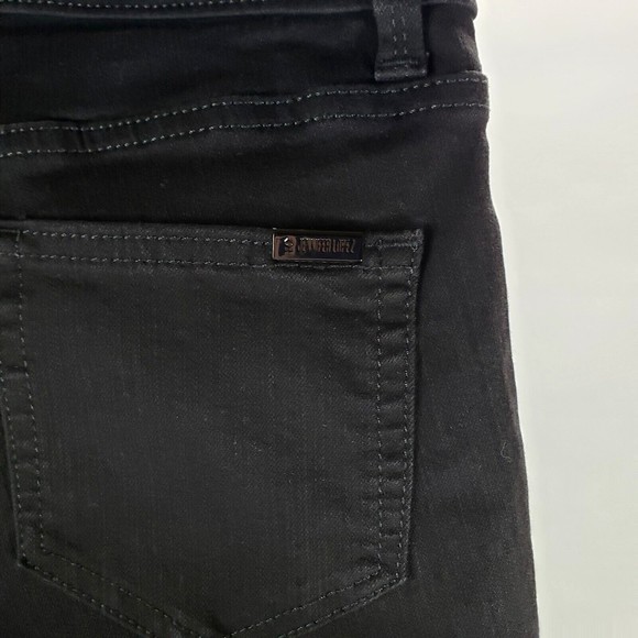 Jennifer Lopez NEW Mid Calf Jeans Size 2 Slim Kick Flare Mid Rise 28x24.5 Onyx - Picture 5 of 9